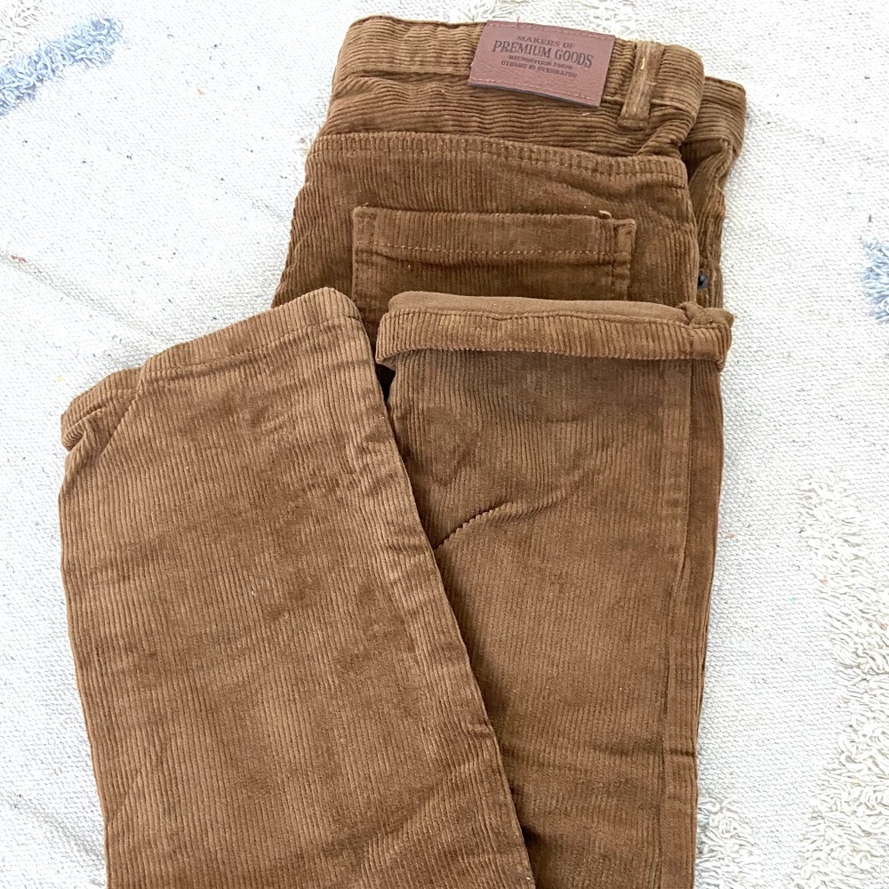 Zara unisex corduroy pants